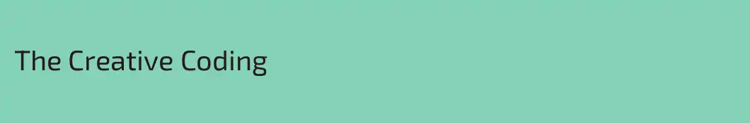 The Creative Coding